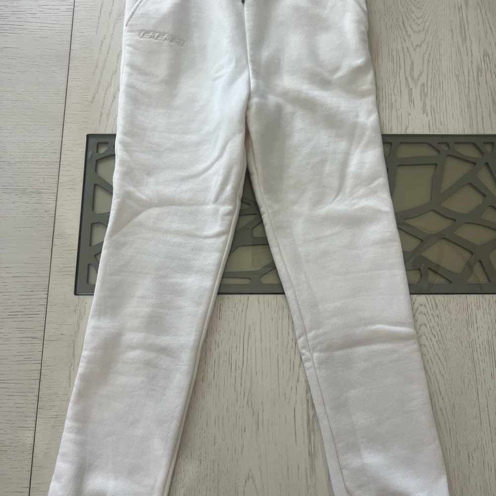 White Jogger Pants CCM